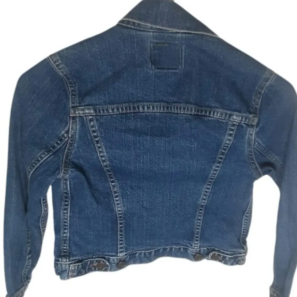 Levi Strauss Signature Y2k Girls Denim Jacket Blue Size L 10